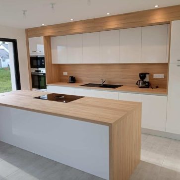 Cuisine avec îlot - St Herblon (4)