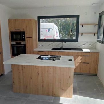 Cuisine avec îlot - St Nazaire (2)